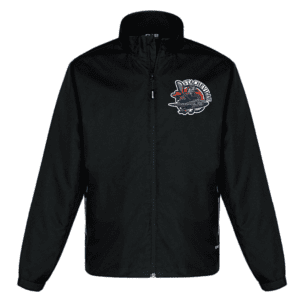 4170 Athletic Mesh Lined Track Jacket - Black