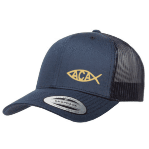 6606 Yupoong Adult Retro Trucker Cap - Navy