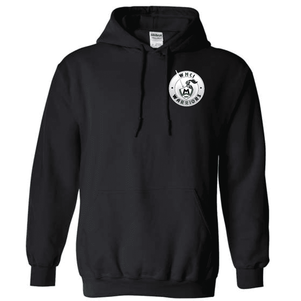 G185 Gildan Heavy Blend 8 oz., 50/50 Hooded Sweatshirt - Black